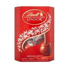Chocolate lindt lindor bombons chocolate ao leite com recheio cremoso 75g