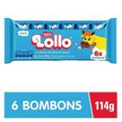 Chocolate Lollo Nestlé Pacote 114g com 6 Bombons Clássico Original