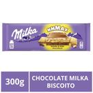 Chocolate Milka, Biscoito, Barra 300g Chocolate Milka, Biscoito, Barra 300g