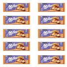Chocolate Milka Caramelo e Avelãs Grande Kit 10 Barras 300g