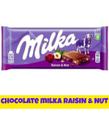 CHOCOLATE MILKA IMPORTADO BARRAS COM DIVERSOS SABORES SABORES:Milka Raisin & Nut