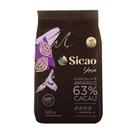Chocolate Seleção 63% Cacau Amargo Gotas 1,01kg Sicao