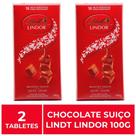 Chocolate Suíço ao Leite, Lindt Lindor, 2 Tabletes de 100g