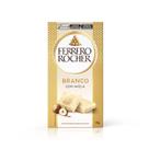 Chocolate Tablete Branco com Avelã 90g Ferrero Rocher
