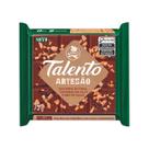 Chocolate Talento Artesão Castanha de Caju, Nibs de Cacau 75g