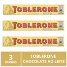 Chocolate Toblerone, Ao Leite, 3 barras de 100g
