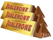 Chocolate Toblerone Gold Milk Chocolate With Almonds 100g - 3 Unid