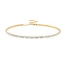 CHOKER ARO RÍGIDO EM ZIRCÔNIAS CRISTAIS BANHADO A OURO - Acessório Elegante CHOKER ARO RÍGIDO EM ZIRCÔNIAS CRISTAIS BANHADO A OURO - Acessório Elegante