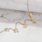 Choker Borboleta Feminina Colar Dourado e Prateado