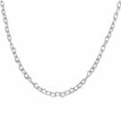 Choker Corrente Coração Vazado Banhada a Prata Choker Corrente Coração Vazado Banhada a Prata