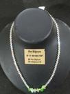 Choker cristal com cascalho.