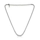 Choker Cristal Riviera 2 mm Ròdio Negro