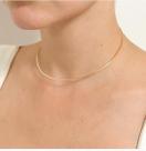 Choker de aro fino banhado em ouro 18k Choker de aro fino banhado em ouro 18k