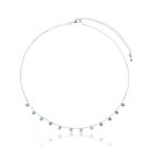 Choker de Zircônias Coloridas Candy Banhado Prata 925 Semijoia Antialérgica Choker de Zircônias Coloridas Candy Banhado Prata 925 Semijoia Antialérgica
