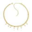 Choker dupla pérolas