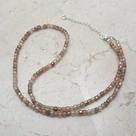 Choker Elementar Mix Quartzo Amarelo Pedra Natural Prata925