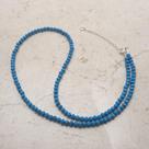 Choker Elementares Turquesa Pedra Naturais Prata 925