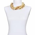 Choker em resinas peroladas Bijuteria Fina CamargoMarkiori CX-9221