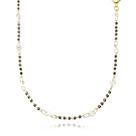 Choker Esferas Com Zircônia Delicada 40cm Colar Fecho Tradicional Banhado a Ouro 18k