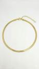 Choker Essentia Dourada 30+5cm Folheada a Ouro 18k