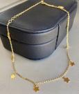 Choker estrela b ouro