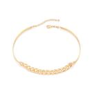 Choker folheada a ouro 532166 Rommanel