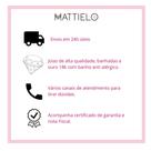 Choker Gotas de Chapinha e Zircônias Pretas Banhado a Prata