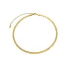 Choker malha florença folheada a ouro 18k