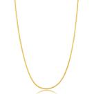 Choker malha roliça folheado de ouro 18k