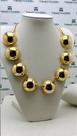 Choker Meia Bola Banho de Ouro 18K - 02 Milésimos - 01 Peça