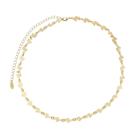 Choker mini raios lp folheada a ouro 18k