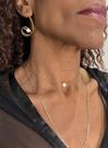 Choker pingente pérola sunna