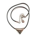 Choker Preto e Prata com Strass