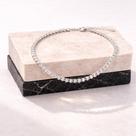 Choker Riviera Luxo Cristal Prata - Elegância Atemporal