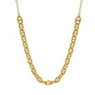 Choker semijoia elo oval