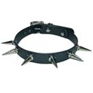Choker Spike Grande Coleira Rock Grunge Haloween Cosplay Fantasia Dark Punk Gótico