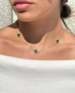 Choker trevo esmeralda banhado em ouro 18k Choker trevo esmeralda banhado em ouro 18k