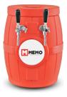 Chopeira a Gelo Barril Rotomoldado vermelho- 2 Torneiras Mundi