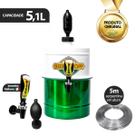 Chopeira Portátil a Gelo Beer Chopp 5,1 Litros - Branca/Verde Chopeira Portátil a Gelo Beer Chopp 5,1 Litros - Branca/Verde