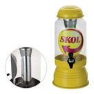 Chopeira Torre Cervejeira De Vidro 3,5 Litros C/ Filtro Skol Refil Para Gelo - Alumibon