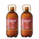 Chopp Tupiniquim Pilsen Barrilete 1 Litro Puro Malte 2un