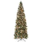 Christmas Tree Best Choice Products Lápis pré-iluminado de 4,5 pés