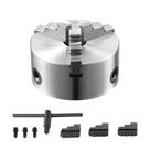 Chuck de torno VEVOR 6", autocentrado, 3 mandíbulas, fixação de 3,5 a 160 mm