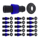 Chula Anel de Vedação + Conector Inicial 16mm c/ Anel Irrigação - Kit 100und