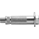 Chumbador. Fixador Walsywa Cabo Com Parafuso 3/8'' X 2.1/2'' Para Furo 9/16'' 14Mm - 470058 - Kit C/50 Pecas