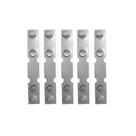 Chumbador Grapa de Aço Galvanizado Para Contramarco - Kit 100 Pçs