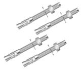 Chumbador Parabolt 1/2X7 De Bater Pba Unc 4un