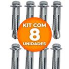 Chumbador Parabolt Com Parafuso 5/16 x 2.1/4 - 8 unidades