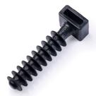 Chumbador Plástico Para Abraçadeira 8Mm Preto Com 10Un Frontec Chumbador Plástico Para Abraçadeira 8Mm Preto Com 10Un Frontec