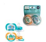 Chupeta Avent Ultra Air 6 18 Meses Cor Azul Be Happy e laranja Tartaruga